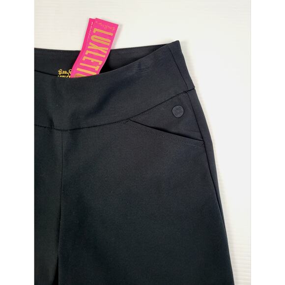 NWT Lilly Pulitzer‎ Luxletic 00 UPF 50+ Reid Short Onyx Black Athletic 004966 - Picture 2 of 7